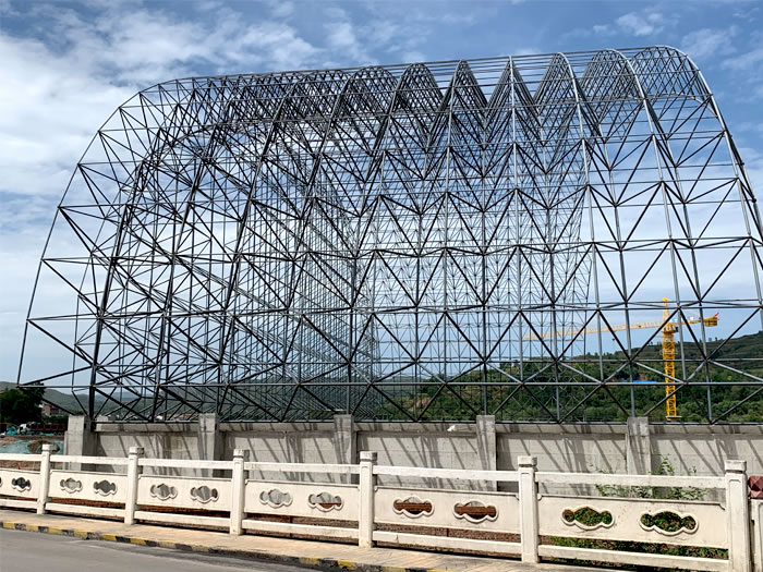 安慶山寨礦儲煤棚網(wǎng)架